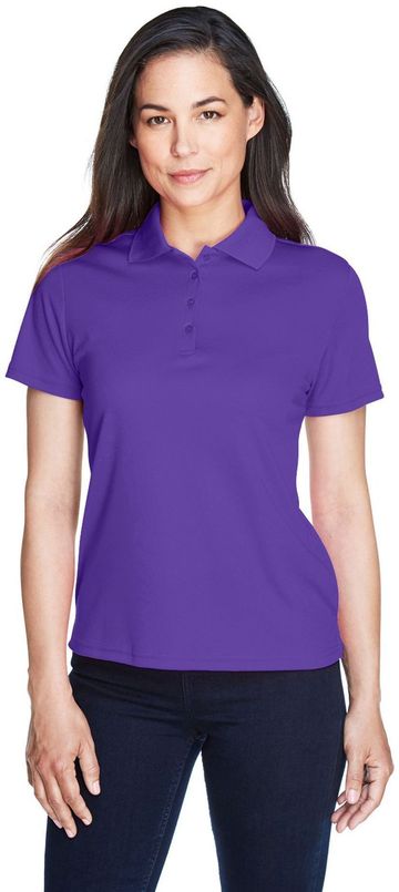 Core 365 Women's  4.1-ounce 100% Polyester Pique Origin Performance Pique Polo Shirt